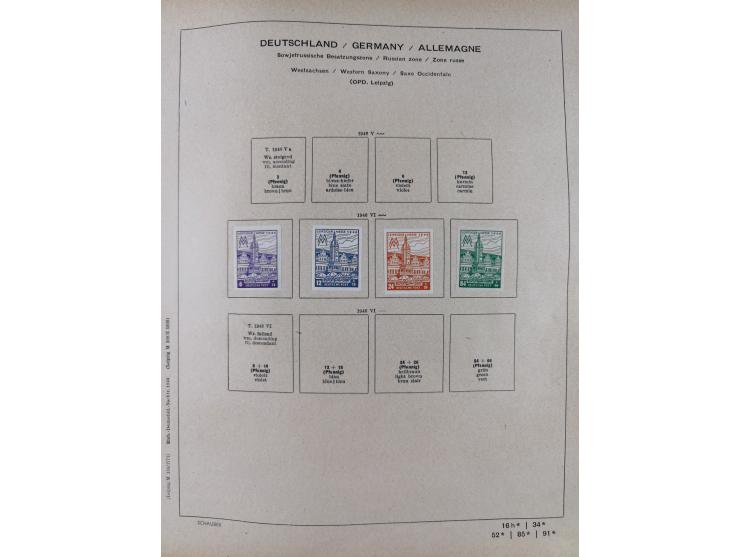 1851/1934, uriger meist gestempelter und teils ungebrauchter Sammlungsbestand in einem Schaubek Album, dabei auch wenige Brie