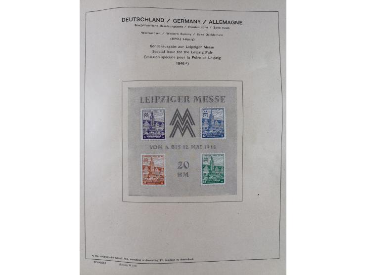 1851/1934, uriger meist gestempelter und teils ungebrauchter Sammlungsbestand in einem Schaubek Album, dabei auch wenige Brie