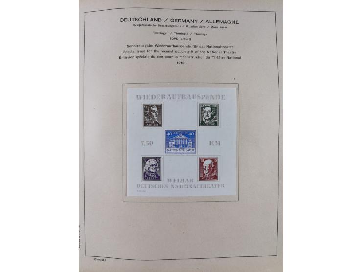 1851/1934, uriger meist gestempelter und teils ungebrauchter Sammlungsbestand in einem Schaubek Album, dabei auch wenige Brie