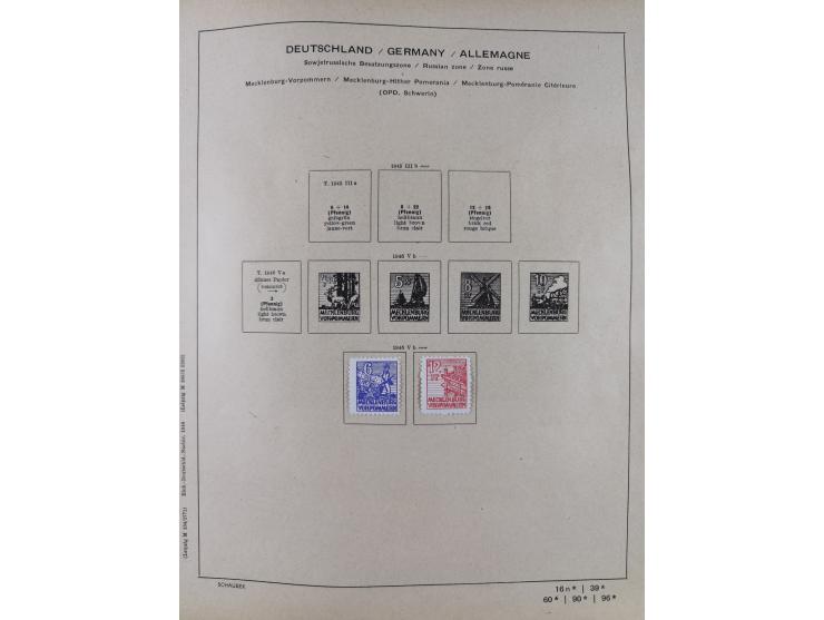 1851/1934, uriger meist gestempelter und teils ungebrauchter Sammlungsbestand in einem Schaubek Album, dabei auch wenige Brie