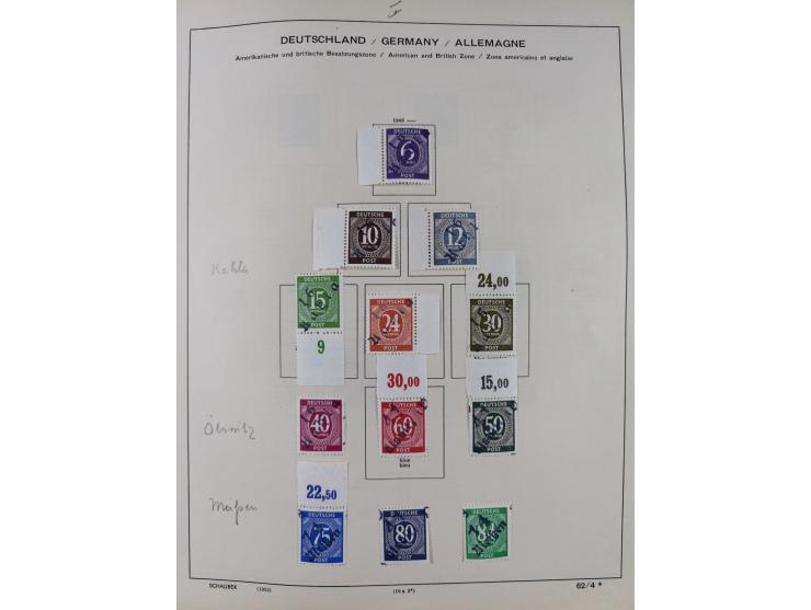 1851/1934, uriger meist gestempelter und teils ungebrauchter Sammlungsbestand in einem Schaubek Album, dabei auch wenige Brie