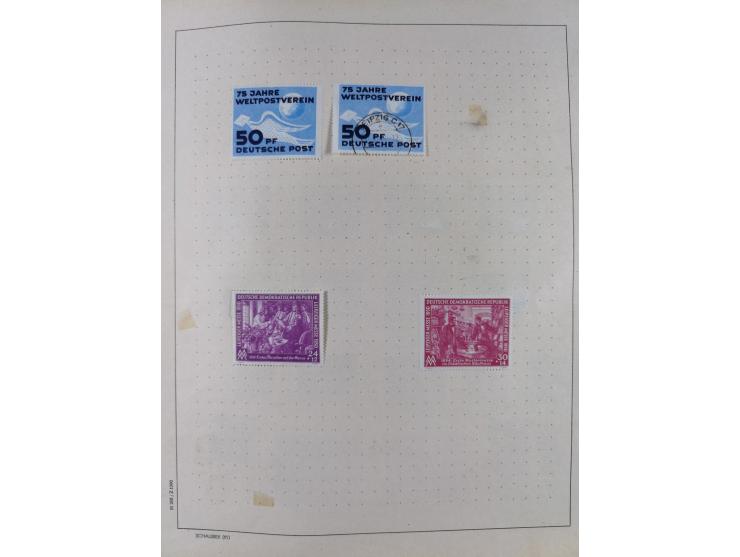 1851/1934, uriger meist gestempelter und teils ungebrauchter Sammlungsbestand in einem Schaubek Album, dabei auch wenige Brie