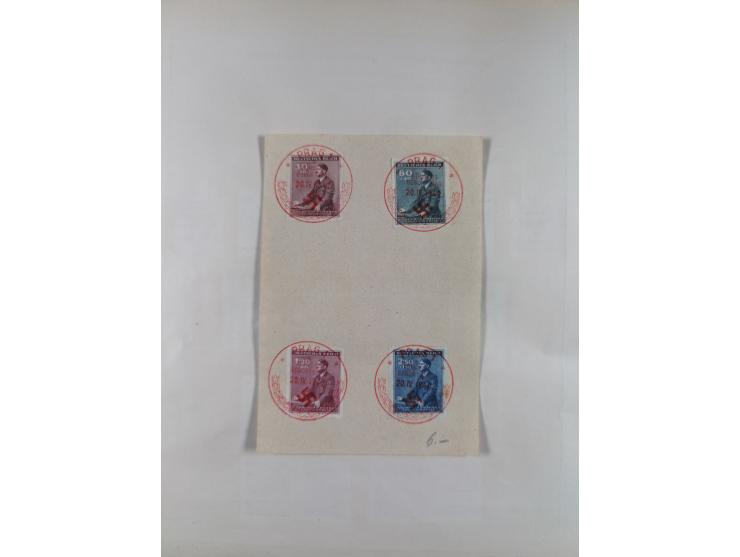 1851/1934, uriger meist gestempelter und teils ungebrauchter Sammlungsbestand in einem Schaubek Album, dabei auch wenige Brie