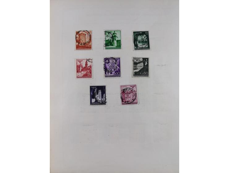 1851/1934, uriger meist gestempelter und teils ungebrauchter Sammlungsbestand in einem Schaubek Album, dabei auch wenige Brie