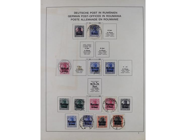 1851/1934, uriger meist gestempelter und teils ungebrauchter Sammlungsbestand in einem Schaubek Album, dabei auch wenige Brie