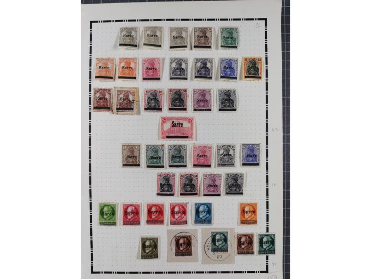 1851/1934, uriger meist gestempelter und teils ungebrauchter Sammlungsbestand in einem Schaubek Album, dabei auch wenige Brie