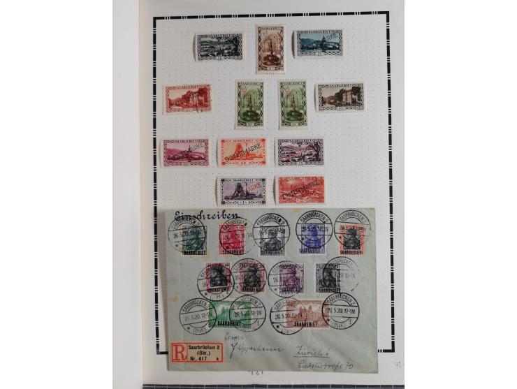 1851/1934, uriger meist gestempelter und teils ungebrauchter Sammlungsbestand in einem Schaubek Album, dabei auch wenige Brie