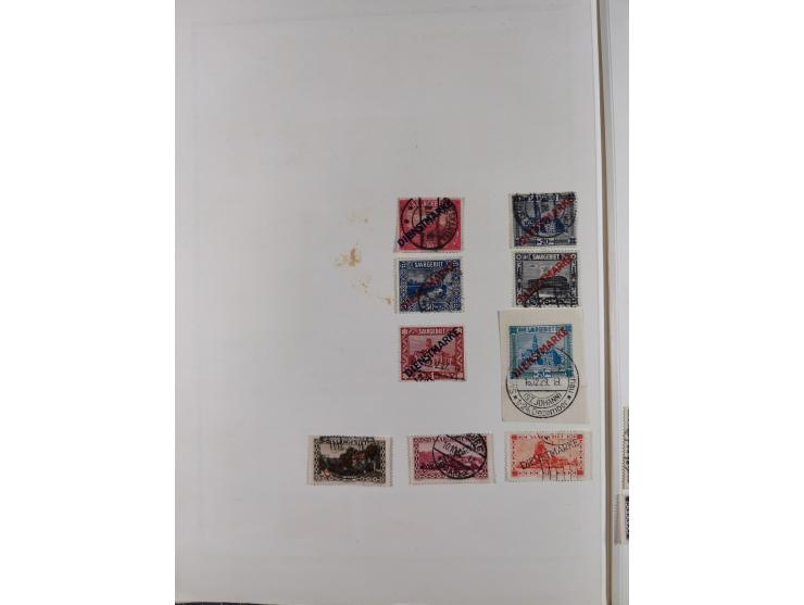 1851/1934, uriger meist gestempelter und teils ungebrauchter Sammlungsbestand in einem Schaubek Album, dabei auch wenige Brie