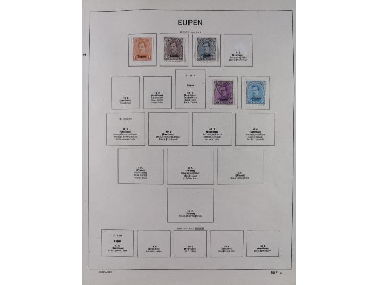 1851/1934, uriger meist gestempelter und teils ungebrauchter Sammlungsbestand in einem Schaubek Album, dabei auch wenige Brie