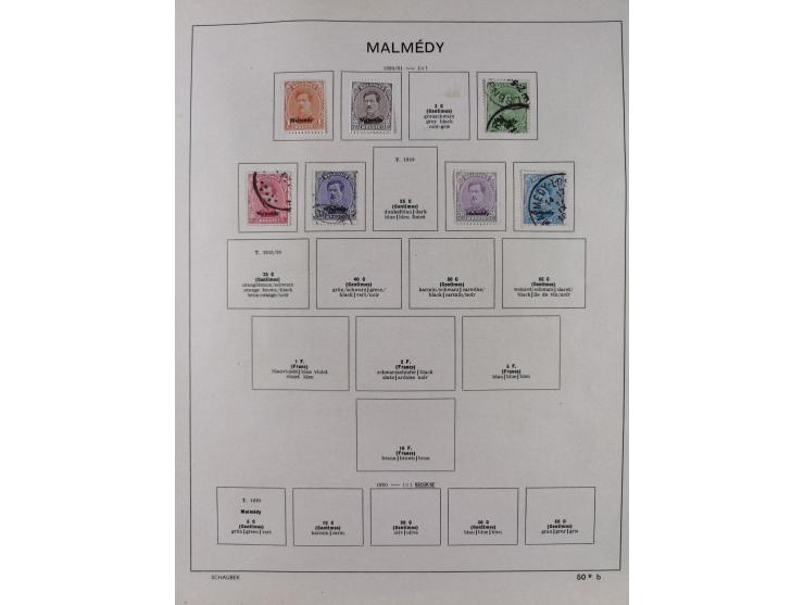 1851/1934, uriger meist gestempelter und teils ungebrauchter Sammlungsbestand in einem Schaubek Album, dabei auch wenige Brie