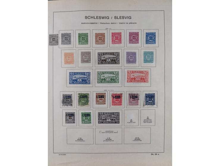 1851/1934, uriger meist gestempelter und teils ungebrauchter Sammlungsbestand in einem Schaubek Album, dabei auch wenige Brie