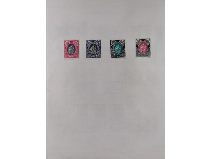 1851/1934, uriger meist gestempelter und teils ungebrauchter Sammlungsbestand in einem Schaubek Album, dabei auch wenige Brie