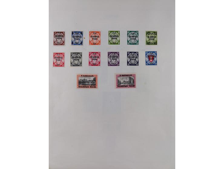 1851/1934, uriger meist gestempelter und teils ungebrauchter Sammlungsbestand in einem Schaubek Album, dabei auch wenige Brie