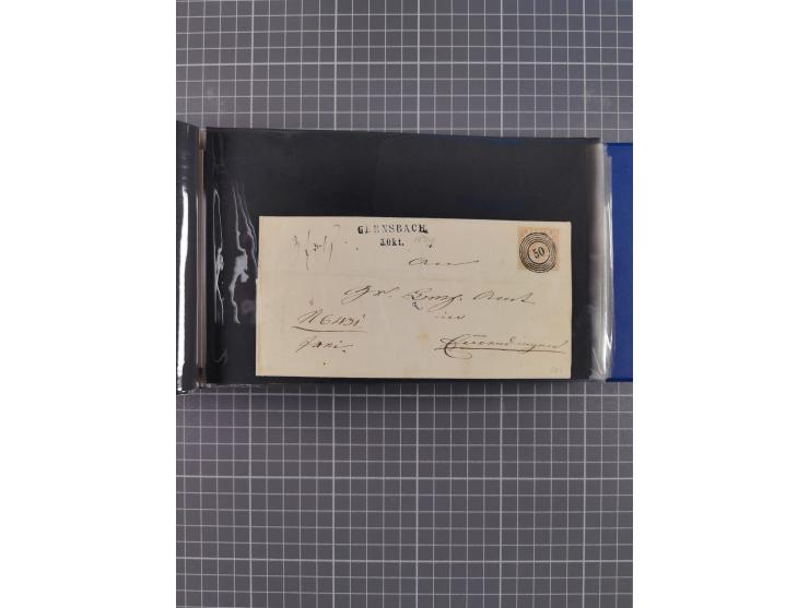 Baden bis Württemberg, ungebrauchte und gestempelte alte Sammlung, ohne große Spitzen, aber mit vielen besseren Werten und me