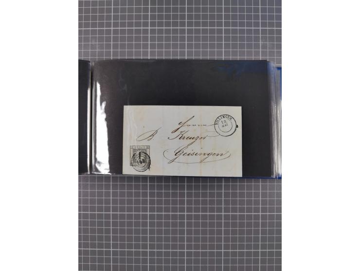 Baden bis Württemberg, ungebrauchte und gestempelte alte Sammlung, ohne große Spitzen, aber mit vielen besseren Werten und me