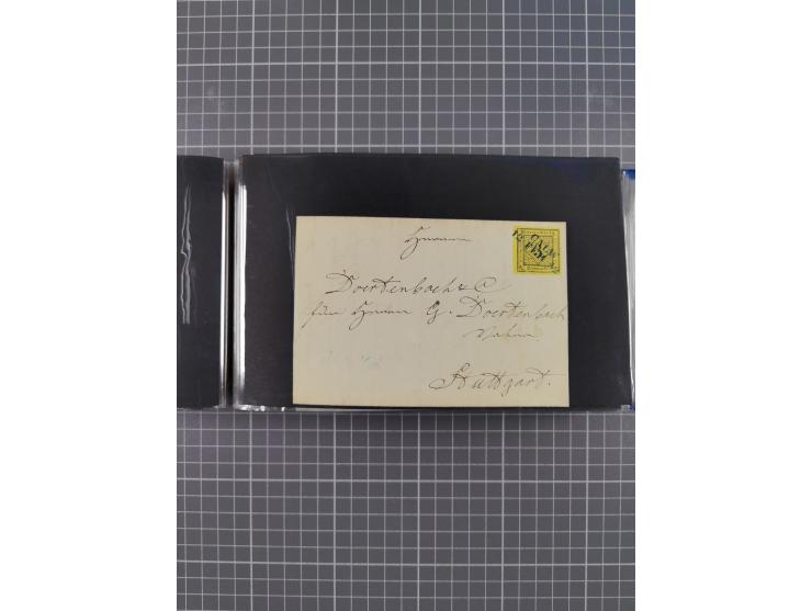 Baden bis Württemberg, ungebrauchte und gestempelte alte Sammlung, ohne große Spitzen, aber mit vielen besseren Werten und me