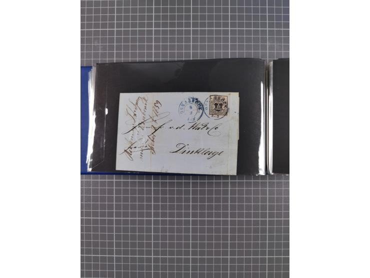 Baden bis Württemberg, ungebrauchte und gestempelte alte Sammlung, ohne große Spitzen, aber mit vielen besseren Werten und me