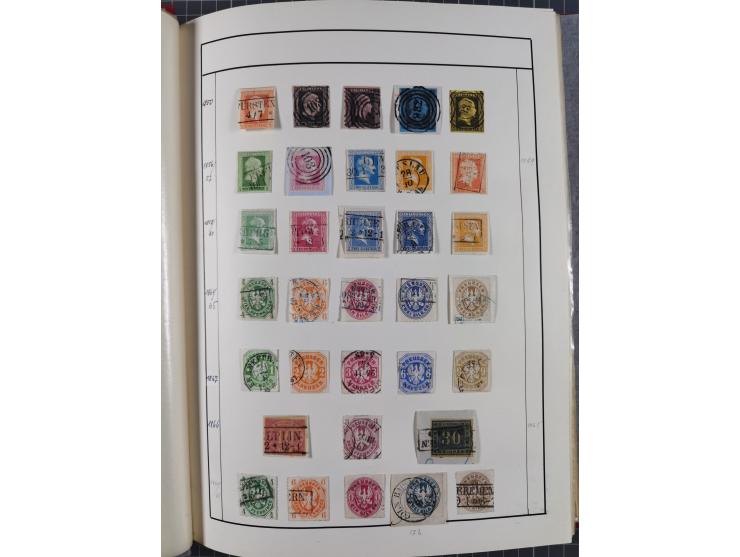 Baden bis Württemberg, ungebrauchte und gestempelte alte Sammlung, ohne große Spitzen, aber mit vielen besseren Werten und me