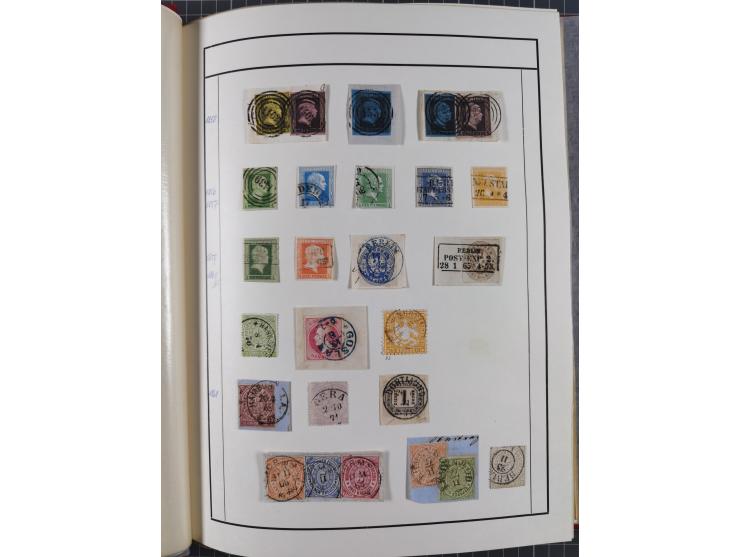 Baden bis Württemberg, ungebrauchte und gestempelte alte Sammlung, ohne große Spitzen, aber mit vielen besseren Werten und me