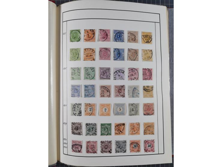 Baden bis Württemberg, ungebrauchte und gestempelte alte Sammlung, ohne große Spitzen, aber mit vielen besseren Werten und me