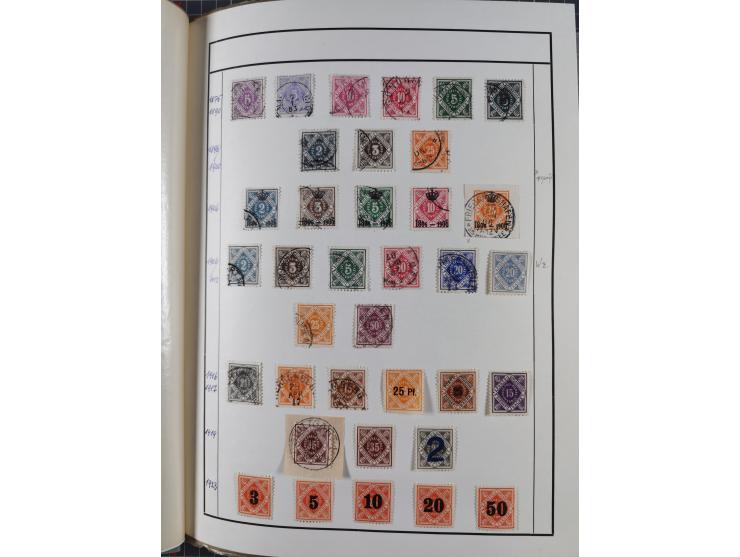 Baden bis Württemberg, ungebrauchte und gestempelte alte Sammlung, ohne große Spitzen, aber mit vielen besseren Werten und me