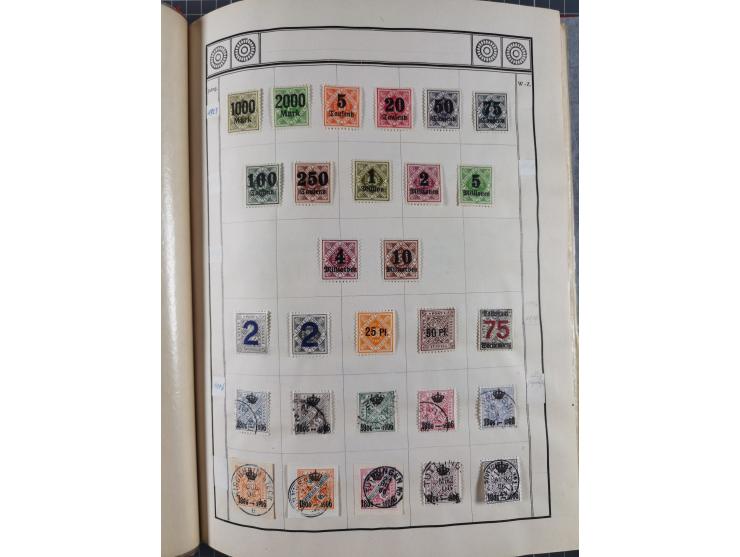 Baden bis Württemberg, ungebrauchte und gestempelte alte Sammlung, ohne große Spitzen, aber mit vielen besseren Werten und me