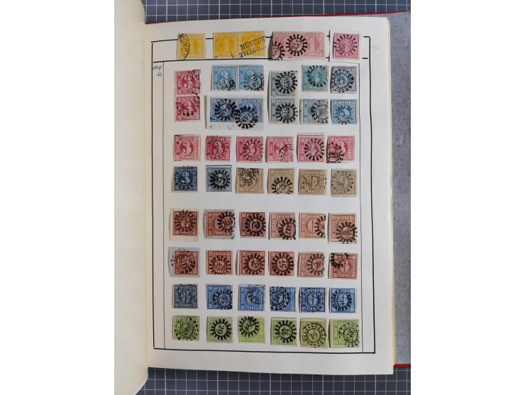 Baden bis Württemberg, ungebrauchte und gestempelte alte Sammlung, ohne große Spitzen, aber mit vielen besseren Werten und me