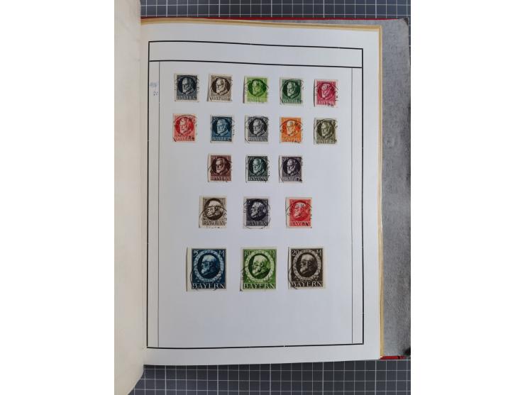 Baden bis Württemberg, ungebrauchte und gestempelte alte Sammlung, ohne große Spitzen, aber mit vielen besseren Werten und me