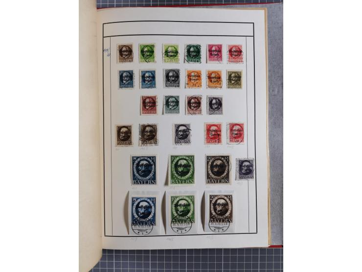 Baden bis Württemberg, ungebrauchte und gestempelte alte Sammlung, ohne große Spitzen, aber mit vielen besseren Werten und me