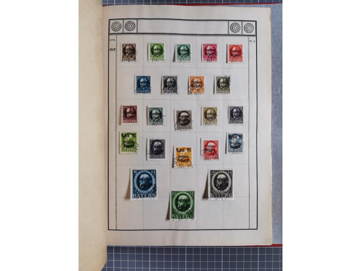 Baden bis Württemberg, ungebrauchte und gestempelte alte Sammlung, ohne große Spitzen, aber mit vielen besseren Werten und me