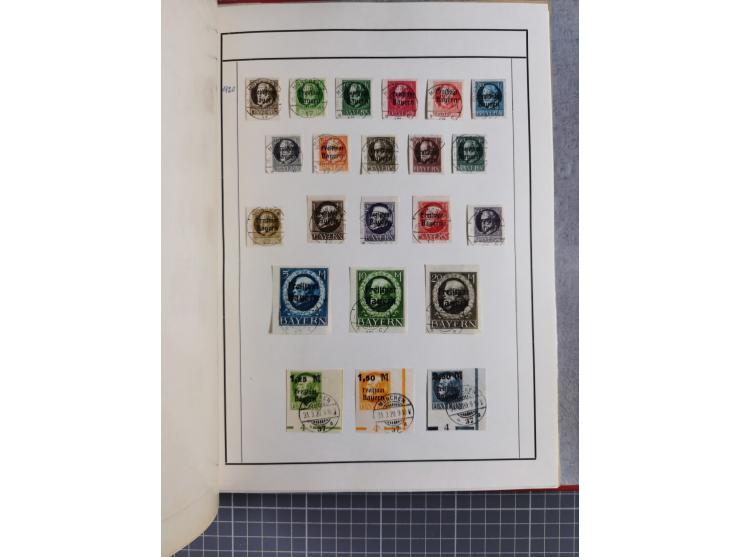 Baden bis Württemberg, ungebrauchte und gestempelte alte Sammlung, ohne große Spitzen, aber mit vielen besseren Werten und me