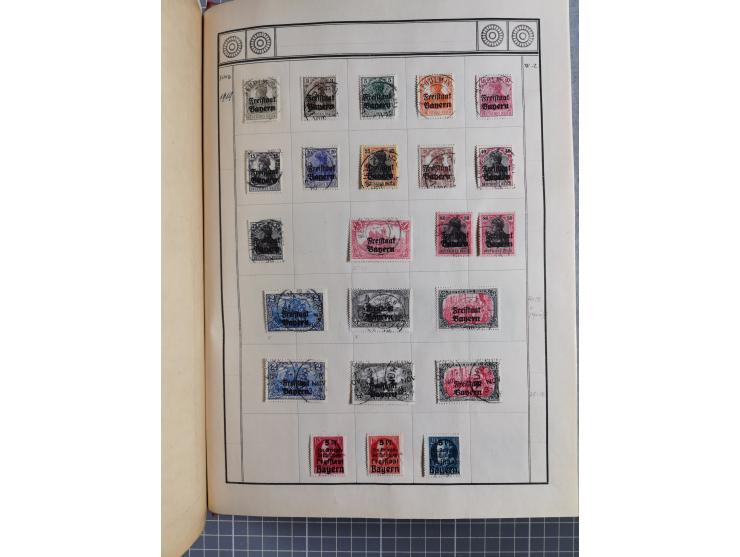 Baden bis Württemberg, ungebrauchte und gestempelte alte Sammlung, ohne große Spitzen, aber mit vielen besseren Werten und me