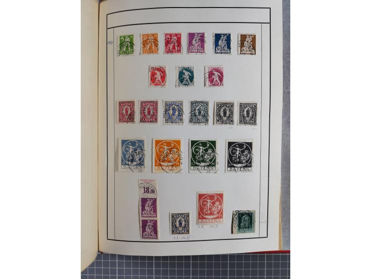 Baden bis Württemberg, ungebrauchte und gestempelte alte Sammlung, ohne große Spitzen, aber mit vielen besseren Werten und me