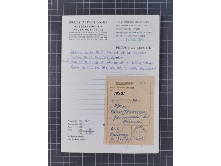 Baden bis Württemberg, ungebrauchte und gestempelte alte Sammlung, ohne große Spitzen, aber mit vielen besseren Werten und me