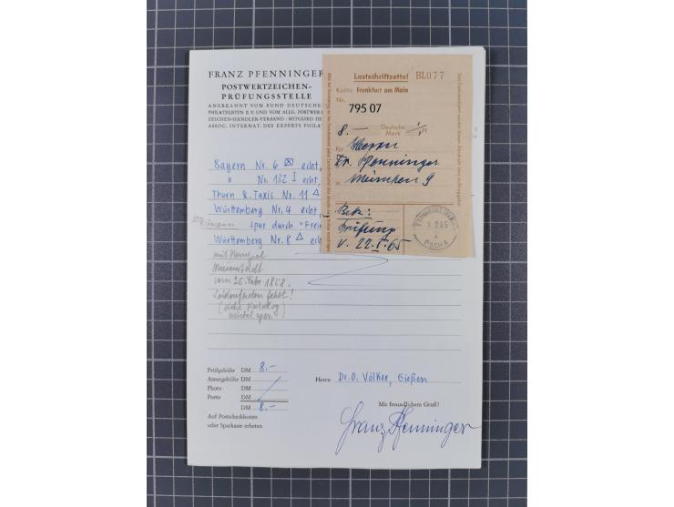 Baden bis Württemberg, ungebrauchte und gestempelte alte Sammlung, ohne große Spitzen, aber mit vielen besseren Werten und me