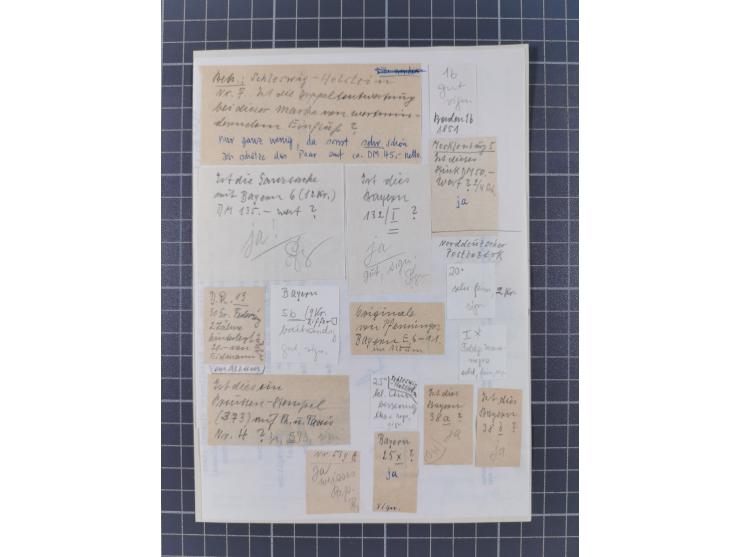 Baden bis Württemberg, ungebrauchte und gestempelte alte Sammlung, ohne große Spitzen, aber mit vielen besseren Werten und me