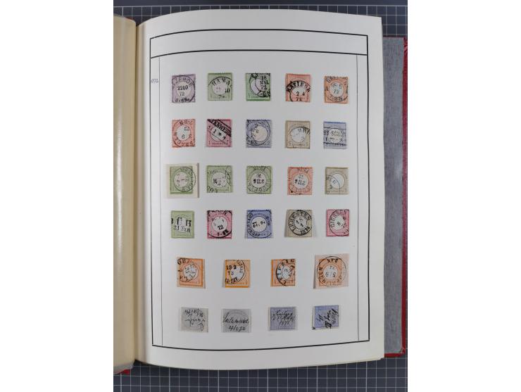 1872/1945, ungebrauchte und gestempelte reichhaltige und sehr saubere alte Sammlung, dabei u.a. Mi. 24 und 28 (jeweils signie