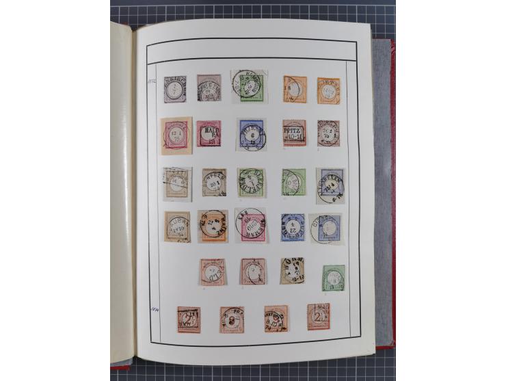 1872/1945, ungebrauchte und gestempelte reichhaltige und sehr saubere alte Sammlung, dabei u.a. Mi. 24 und 28 (jeweils signie