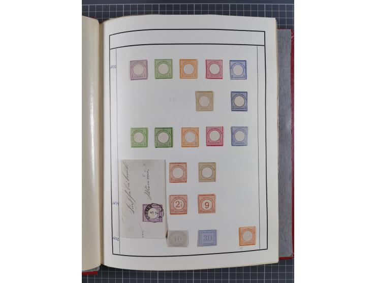 1872/1945, ungebrauchte und gestempelte reichhaltige und sehr saubere alte Sammlung, dabei u.a. Mi. 24 und 28 (jeweils signie
