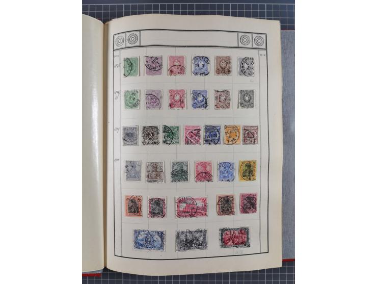1872/1945, ungebrauchte und gestempelte reichhaltige und sehr saubere alte Sammlung, dabei u.a. Mi. 24 und 28 (jeweils signie