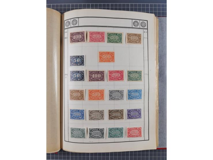 1872/1945, ungebrauchte und gestempelte reichhaltige und sehr saubere alte Sammlung, dabei u.a. Mi. 24 und 28 (jeweils signie