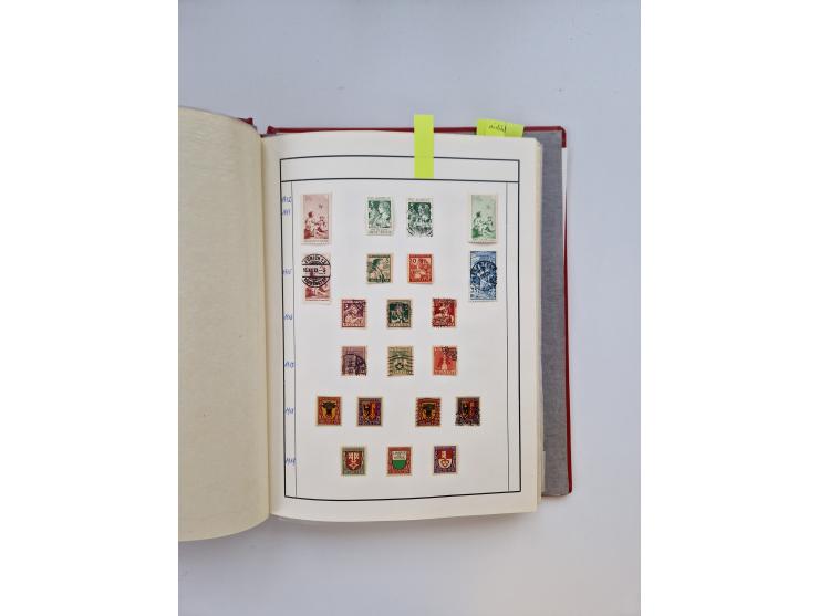 1880/1980, interesting lot in box, including collection Austria with good issues, Netherlands with 10 g. values, GB Mi. 1-2, 