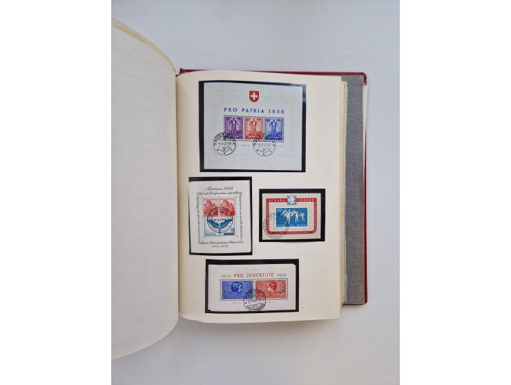 1880/1980, interesting lot in box, including collection Austria with good issues, Netherlands with 10 g. values, GB Mi. 1-2, 