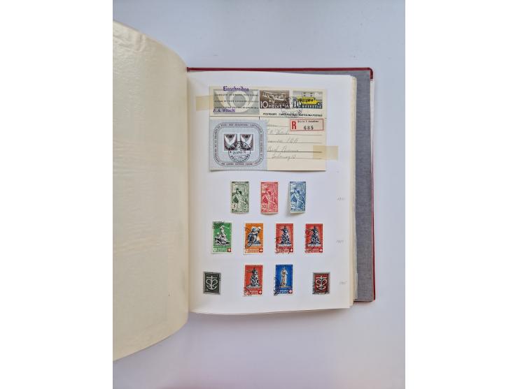 1880/1980, interesting lot in box, including collection Austria with good issues, Netherlands with 10 g. values, GB Mi. 1-2, 