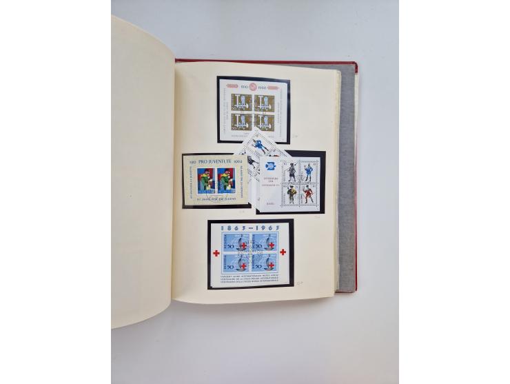 1880/1980, interesting lot in box, including collection Austria with good issues, Netherlands with 10 g. values, GB Mi. 1-2, 