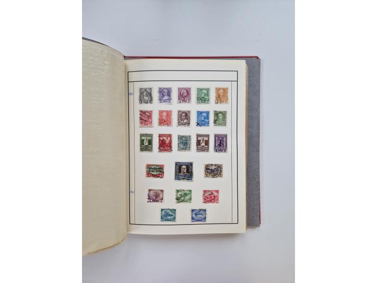 1880/1980, interesting lot in box, including collection Austria with good issues, Netherlands with 10 g. values, GB Mi. 1-2, 