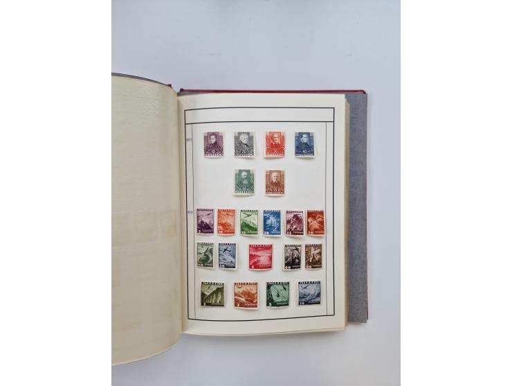 1880/1980, interesting lot in box, including collection Austria with good issues, Netherlands with 10 g. values, GB Mi. 1-2, 