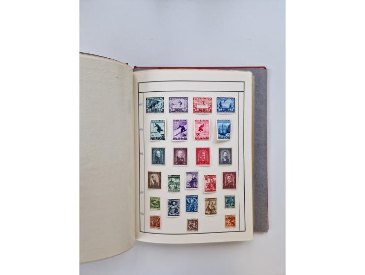 1880/1980, interesting lot in box, including collection Austria with good issues, Netherlands with 10 g. values, GB Mi. 1-2, 