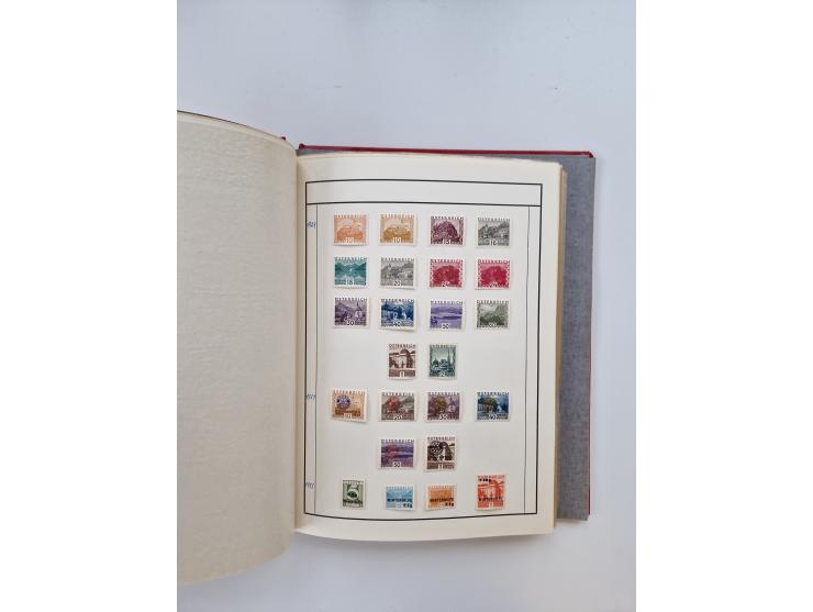 1880/1980, interesting lot in box, including collection Austria with good issues, Netherlands with 10 g. values, GB Mi. 1-2, 