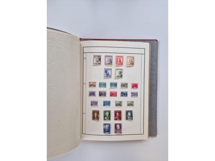 1880/1980, interesting lot in box, including collection Austria with good issues, Netherlands with 10 g. values, GB Mi. 1-2, 